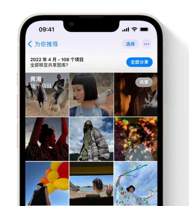 宁晋苹果维修网点分享在 iPhone 上使用共享图库 