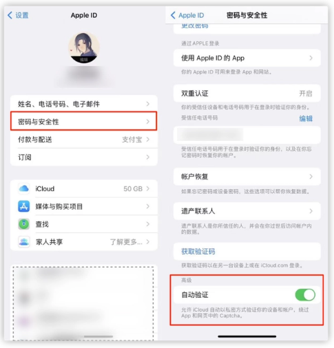 宁晋苹果手机维修分享iOS 16 自动验证功能开启方法 