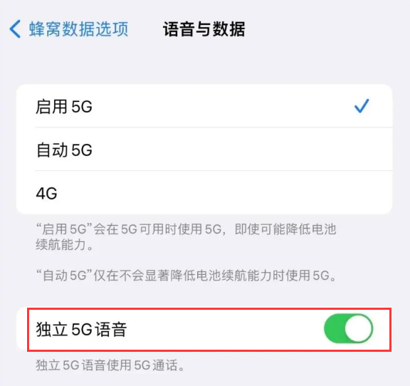 宁晋苹果14维修分享iPhone 14 Pro如何开启VoNR 