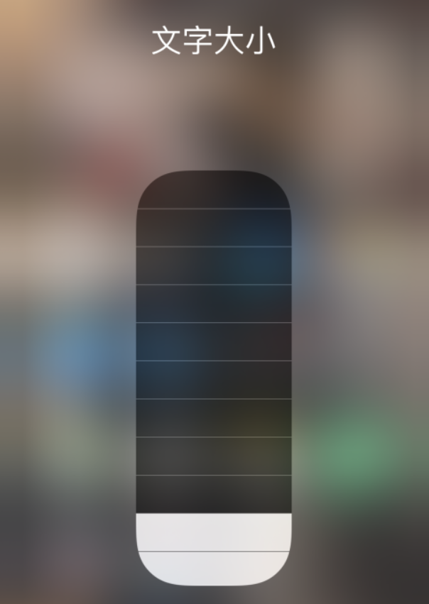 宁晋苹果手机维修分享小技巧：在 iPhone 控制中心快速调节字体大小 