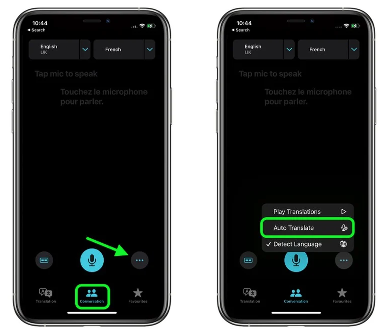 宁晋苹果手机维修分享iOS 15 “翻译” App 新改进 